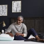 man on bed